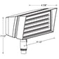 RAB FFLEDS 26W Knuckle  Mount LED Floodlight, 4000K/5000K, 2615-6243 Lumens, 82 CRI, Bronze Finish