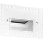 RAB FSLEDH3NW/120/TL 3W LED Steplight Recessed, 4000K (Neutral), 94 Lumens, 82 CRI, 120V, Horizontal Model, Trimless, White Finish