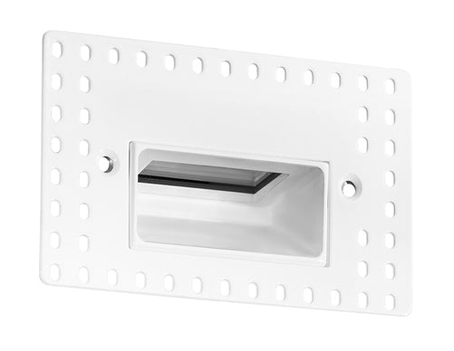 RAB FSLEDH3YB/120/TL 3W LED Steplight Recessed, 3000K (Warm), 37 Lumens, 82 CRI, 120V, Horizontal Model, Trimless, Black Finish