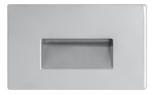 RAB FSLEDH3YS/120 3W LED Steplight Recessed, 3000K (Warm), 57 Lumens, 82 CRI, 120V, Horizontal Model, Silver Finish