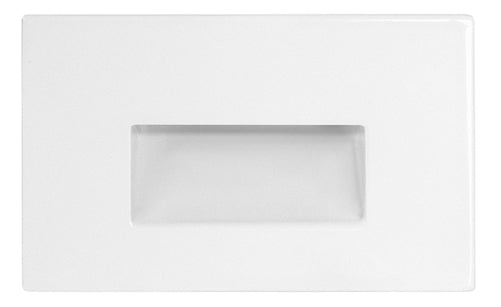 RAB FSLEDH3YW/120 3W LED Steplight Recessed, 3000K (Warm), 88 Lumens, 82 CRI, 120V, Horizontal Model, White Finish
