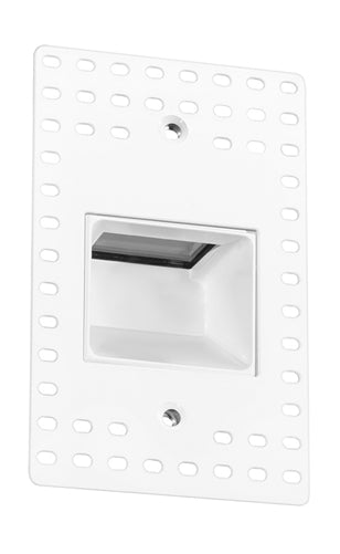 RAB FSLEDV3NB/120/TL 3W LED Steplight Recessed, 4000K (Neutral), 38 Lumens, 83 CRI, 120V, Vertical Model, Trimless, Black Finish