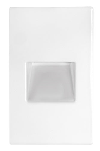 RAB FSLEDV3YYW/120 3W LED Steplight Recessed, 2700K (Residential Warm), 85 Lumens, 80 CRI, 120V, Vertical Model, White Finish