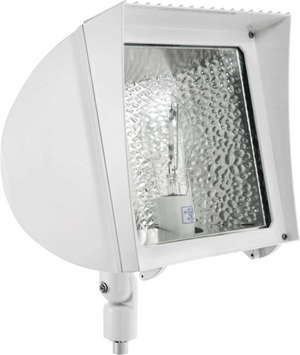 RAB FX100W FlexFlood Light Swivel Mount 100W High Pressure Sodium Lamp 120V White Color