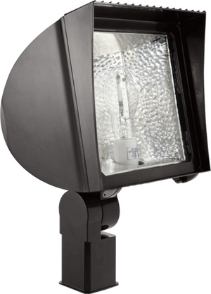 RAB FX70SFQT/PC FlexFlood Light Slipfitter Mount 70W High Pressure Sodium Lamp 120V-277V Bronze Color with Photocontrol