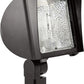 RAB FXF52SFQT/PC2 52W Slipfitter Mount Compact Fluorescent Floodlight, Button Photocell 277V, 3600 Lumens, Bronze Finish