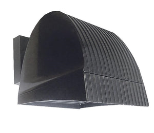 RAB FXF84QT/PC2 84W Wall Mount Compact Fluorescent Floodlight, Button Photocell 277V, 6400 Lumens, Bronze Finish