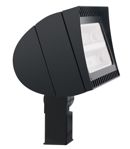 RAB FXLED105SF/PCS2 105W Slipfitter Mount LED Floodlight, 5000K (Cool), 277V Swivel Photocell, 208-277V, Standard Operation, Bronze Finish