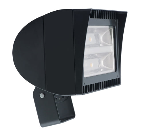 RAB FXLED105SFY/480/PCS4 105W Slipfitter Mount LED Floodlight, 3000K (Warm), No Photocell, 480V, Standard Operation, Bronze Finish