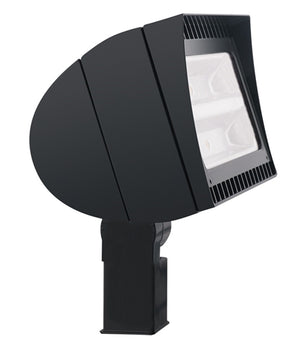 RAB FXLED150SFY/PCS 150W Slipfitter Mount LED Floodlight, 3000K (Warm), 120V, 120V Swivel Photocell, Standard Operation, Bronze Finish