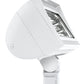 RAB FXLED200SFNB33W/PCS2 200W Slipfitter Mount LED Floodlight, 4000K (Neutral), 277V Swivel Photocell, 22406 Lumens, 82 CRI, 277V, 3H x 3V Beam Distribution, Standard Operation, DLC Listed, White Finish