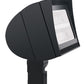 RAB FXLED78SFY 78W Slipfitter Mount LED Floodlight, 3000K (Warm), 6414 Lumens, 82 CRI, Standard Operation, Bronze Finish
