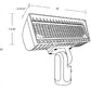 RAB FXLEDMSF/7PR LED Flood Light 346W  4000K/5000K, 30156-45135 lumens, 82 CRI, Bronze Finish