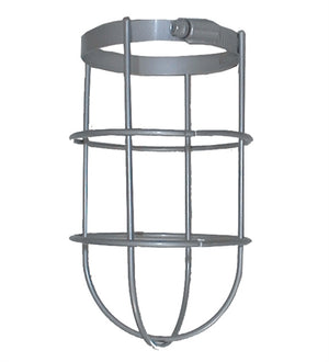 RAB GD100CL Vaporproof Gray Wire Guard Vapor Proof