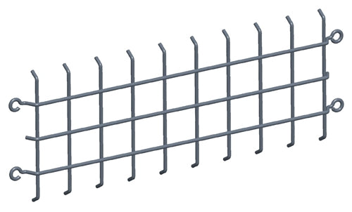 RAB GDFFLED39W Wire Guard, Compatible with FFLED52, FFLED39, FFLED26, Wire Finish