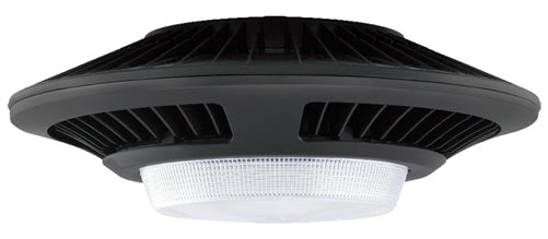 RAB GLED78Y 78W LED Garage Light, 3000K Color Temperature (Warm), Ceiling Mount, Standard Operation, Bronze Finish
