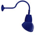 RAB GN1LED13NSAD11BL 13W LED Gooseneck Dome Shade with 24" Goose Arm, 4000K Color Temperature (Neutral), Spot Reflector, 11" Angled Dome Shade, Royal Blue Finish