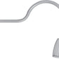 RAB GN1LED13YSS 13W LED Gooseneck No Shade with 24" Goose Arm, 3000K (Warm), Spot Reflector, Silver Finish