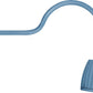 RAB GN1LED26NLB 26W LED Gooseneck No Shade with 24" Goose Arm, 4000K (Neutral), Flood Reflector, Light Blue Finish