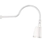 RAB GN1LED26NW 26W LED Gooseneck No Shade with 24" Goose Arm, 4000K (Neutral), Flood Reflector, White Finish