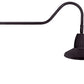 RAB GN2LED13NRSTA 13W LED Gooseneck Straight Shade with 35" Goose Arm, 4000K (Neutral), Rectangular Reflector, 15" Straight Shade, Bronze Finish