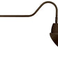 RAB GN2LED13YRAC11BWN 13W LED Gooseneck Cone Shade with 35" Goose Arm, 3000K Color Temperature (Warm), Rectangular Reflector, 11" Angled Cone Shade, Brown Finish