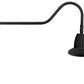 RAB GN2LED13YST11B 13W LED Gooseneck Straight Shade with 35" Goose Arm, 3000K (Warm), Flood Reflector, 11" Straight Shade, Black Finish