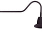 RAB GN2LED26NSST11A 26W LED Gooseneck Straight Shade with 35" Goose Arm, 4000K (Neutral), Spot Reflector, 11" Straight Shade, Bronze Finish