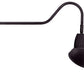 RAB GN2LED26YRAD11A 26W LED Gooseneck Dome Shade with 35" Goose Arm, 3000K (Warm), Rectangular Reflector, 11" Angled Dome Shade, Bronze Finish