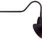 RAB GN2LED26YSACA 26W LED Gooseneck Cone Shade with 35" Goose Arm, 3000K Color Temperature (Warm), Spot Reflector, 15" Angled Cone Shade, Bronze Finish