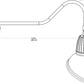 RAB GN2LED26YSADBWN 26W LED Gooseneck Dome Shade with 35" Goose Arm, 3000K (Warm), Spot Reflector, 15" Angled Dome Shade, Brown Finish