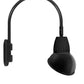 RAB GN4LED13YAD11B 13W LED Gooseneck Dome Shade with Wall 20" High, 19" from Wall Goose Arm, 3000K (Warm), Flood Reflector, 11" Angled Dome Shade, Black Finish
