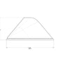 RAB GSAC11B 11" Angled Cone Shade