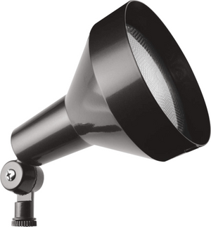RAB H101A 150W Incandescent Bell Shaped PAR Flood 120V landscape light, Bronze