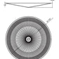 RAB H17-RDL High Bay Drop lens for H17 series