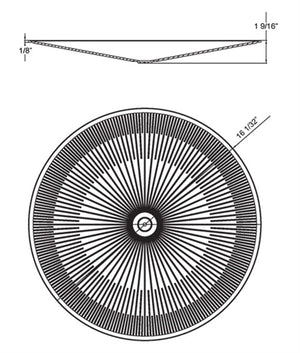 RAB H17-RDL High Bay Drop lens for H17 series