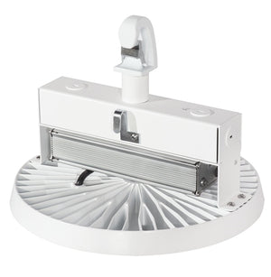 RAB HAYBAY150N/D10 150W LED HAYBAY High Bay, No Photocell, 4000K (Neutral), 18429 Lumens, 73 CRI, 120-277V, Dimmable, DLC Listed,  Standard Operation, White Finish