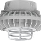 RAB HAZXLED26CF-DG 26W Ceiling Mount LED Hazardous Location Fixture, 5100K (Cool), 2881 Lumen, 69 CRI, Clear Lens, Die Cast Guard,  DLC Listed, Natural Finish