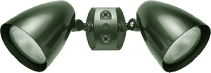 RAB HB2VG 2 x 150W Incandescent Bullet Shaped PAR Flood 120V landscape light, Verde Green