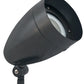 RAB HBLED10A AMB 10W Amber LED Bullet Floodlight, No Photocell, 92 Lumens, 75 CRI, 120-277V, Bronze Finish