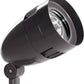 RAB HBLED18YA 18W LED Bullet Floodlight, 3000K (Warm), No Photocell, 1422 Lumens, 82 CRI, 120-277V, 5H x 5V Beam Distribution, Standard Operation, Not DLC Listed, Bronze Finish