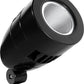 RAB HSLED26NB 26W LED Bullet Spotlight, 4000K (Neutral), No Photocell, 2093 Lumens, 81 CRI, 120-277V, 3H x 3V Beam Distribution, Standard Operation, DLC Listed, Black Finish