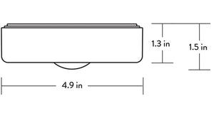RAB LCSENSE15/D10 Lightcloud Ceiling Censor