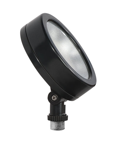 RAB LES13B 13W LESLIE LED Economy Bullet Flood Light, 5000K (Cool), 1169 Lumens, 83 CRI, 120V, 6H x 6V Beam Distribution, Black Finish