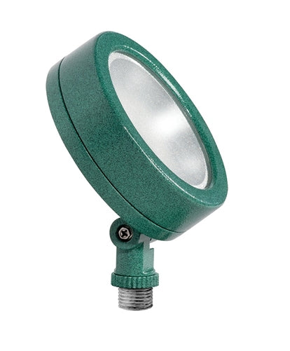 RAB LES13YVG 13W LESLIE LED Economy Bullet Flood Light, 3000K (Warm), 1045 Lumens, 83 CRI, 120V, 6H x 6V Beam Distribution, Verde Green Finish