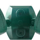 RAB LES2X13YVG 2x13W LESLIE LED Economy Bullet Flood Light, 3000K (Warm), 2090 Lumens, 83 CRI, 120V, 6H x 6V Beam Distribution, Verde Green Finish