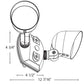 RAB LF17X2W/SMS 16/10/8/5/3W Field-Adjustable LED Floodlight, 2700/3000/3500/4000/5000K, 82-86 CRI, White