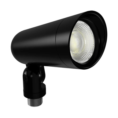 RAB LF34SB 8W Field-Adjustable Floodlight LED, CCT Selectable 2700/3000/3500/4000/5000K, Knuckle Arm Mount, Bronze Finish
