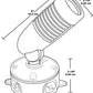 RAB LFLED5MBR 5W Marine-Listed LED Floodlight, 5000K (Cool), Brass Finish