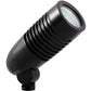RAB LFLED5YDCB 5W Solar LED Floodlight, 3000K (Warm), 208 Lumens, 86 CRI, Black Finish